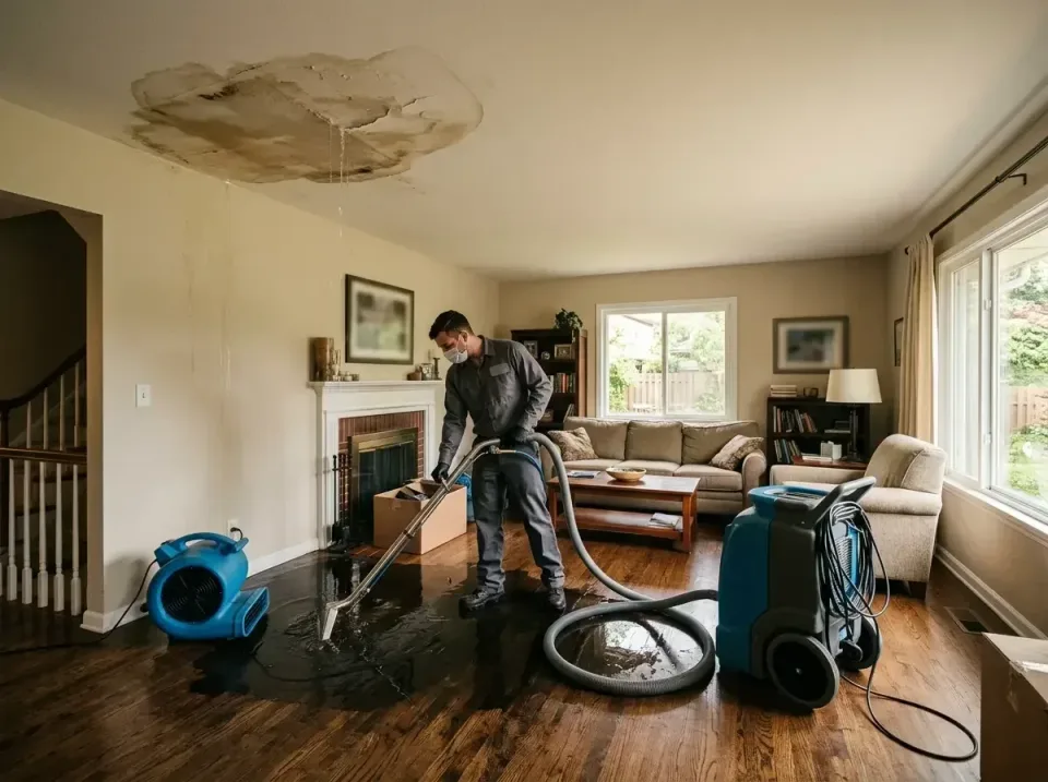 attic-pipe-burst-ceiling-drip-008 — frequently asked questions, Water Damage Restoration & Carpet Care in Big Rapids, MI